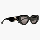 Gucci Oval Sunglasses Black (GG1421S-001-Fri)