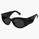 Gucci Oval Sunglasses Black/Gray (GG1544S-001-53)