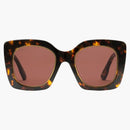 Gucci Oversize Square Frame Sunglasses Tortoiseshell (691318 J0740 2323)