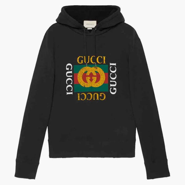 Gucci Oversize Sweatshirt With Gucci Logo Black