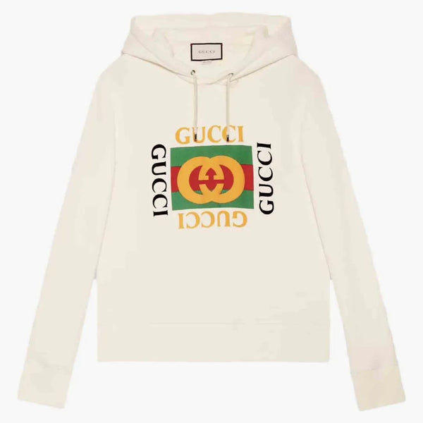 Gucci Oversize Sweatshirt With Gucci Logo White