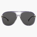 Gucci oversized Aviator Sunglasses Gray (GG1104S-001-61)