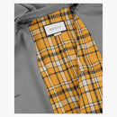 Gucci Oversized Cotton Trench Coat Smoke Gray Mix