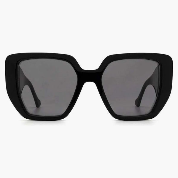 Gucci Oversized Square Frame Sunglasses Black/Gray (GG0956S-003-54)