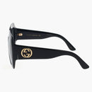 Gucci Oversized Square Sunglasses Black/Gray (GG0053SN-001)