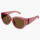 Gucci Oversized Square Sunglasses Red/Brown (GG1599SA-003)