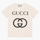 Gucci oversize with interlocking g t-shirt white/black