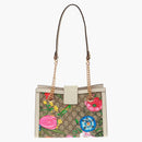 Gucci Padlock GG Shoulder Bag Flora Ivory