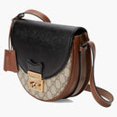 Gucci Padlock Gg Supreme Shoulder Bag Brown/black