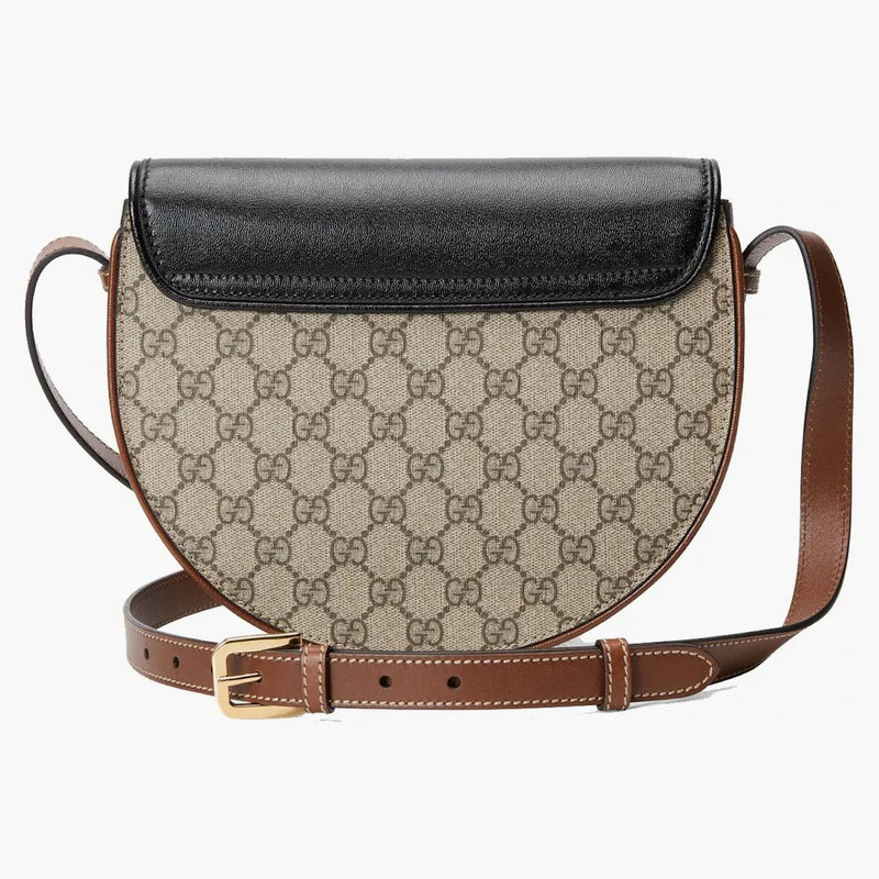 Gucci Padlock GG Supreme Shoulder Bag Brown/Black