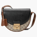 Gucci Padlock Gg Supreme Shoulder Bag Brown/black