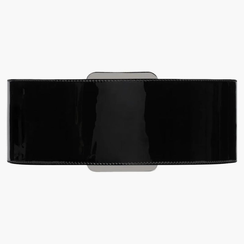 Gucci Patent Belt Wide Black
