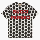 Gucci Perseo Polka Dot Print T-Shirt Black/White