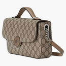 Gucci Petite Gg Small Shoulder Bag Beige/ebony