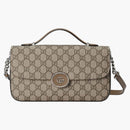 Gucci Petite Gg Small Shoulder Bag Beige/ebony