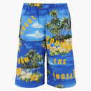 Gucci Poplin Shorts Blue