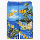 Gucci Poplin Shorts Blue