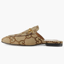 Gucci Princetown Slipper Jumbo GG Camel Canvas