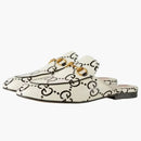 Gucci Princetown Slipper White GG Debossed Leather