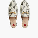 Gucci Princetown Slipper White GG Debossed Leather