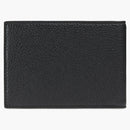 GUCCI PRINT BIFOLD WALLET Textured Leather (4 Slots Slots) Černá