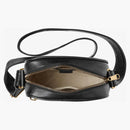 Gucci Print Messenger Bag Vintage Logo Black