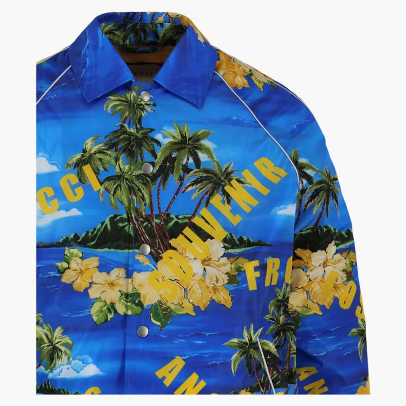 Gucci Printed Nylon Jacket Multi