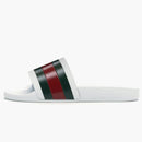 Gucci Pursuit Pool Slides White