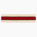 Gucci Queen Elastic Headband Ivory/Dark Green