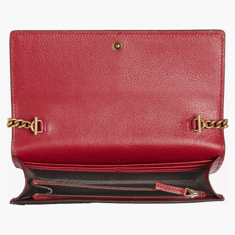 Gucci Queen Margaret Mini Bag Gg Supreme Beige/red
