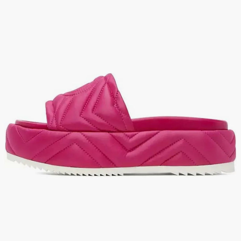 Platforma pro prošívaná Angelina Gucci 55 mm sandál Lovely Pink (Dámské)