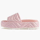 Piattaforma Angelina trapuntata Gucci 55 mm Sandalo in polvere rosa (donne)