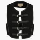 Gucci quiltad Gaardine Gilet Black