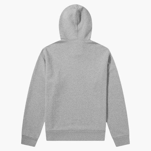 Gucci Record Print Pullover Hoodie Gray Marl/Blue