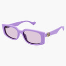 Gucci Rectangle GG Solglasögon Violet/Purple (GG1534S-004)