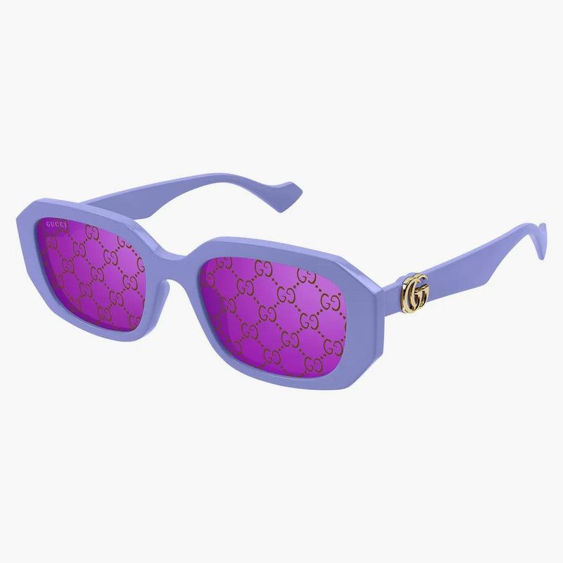 Gucci Rectangle Logo Frame Sunglasses Violet/Pink (GG1535S-004)