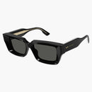 Gucci Rectangle Sunglasses Black/grey (gg1529s-001)
