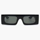 Gucci Rectangle Sunglasses Black/Gray (GG1646S-001)