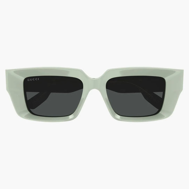 Gucci Rectangle Sunglasses Pastel Green/Gray (GG1529S-003)
