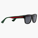 Gucci Rectangular Frame Acetate Sunglasses Black (519163 J0070 7710)