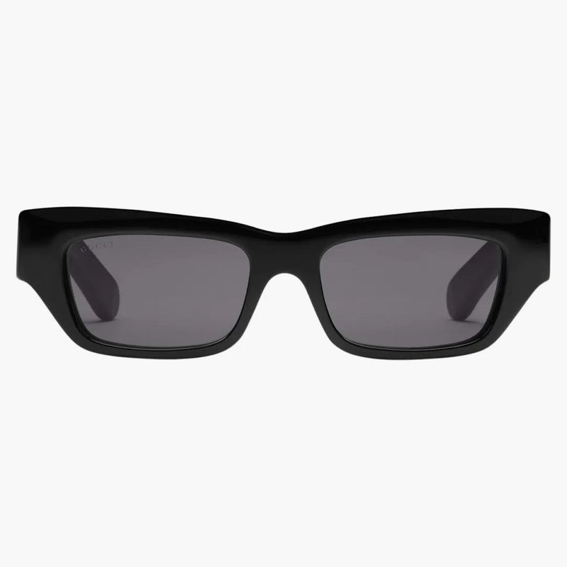 Gucci Rectangular frame Sunglasses Black/Gray (733383 J0740 1012)