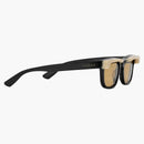 Gucci Rectangular Frame Sunglasses Black/Light Brown (691381 J0740 1070)