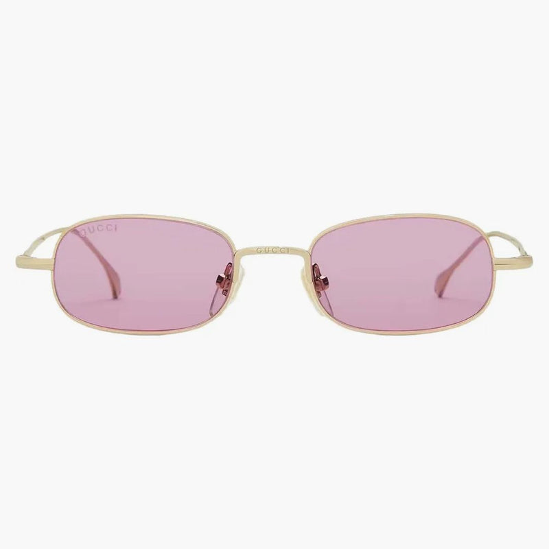 Gucci Rectangular Frame Sunglasses Gold (779496 I3330 8058)