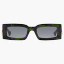 Gucci Rectangular Frame Sunglasses Green/Purple (755254 J0740 3812)