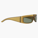 Gucci Rectangular Frame Sunglasses Light Brown