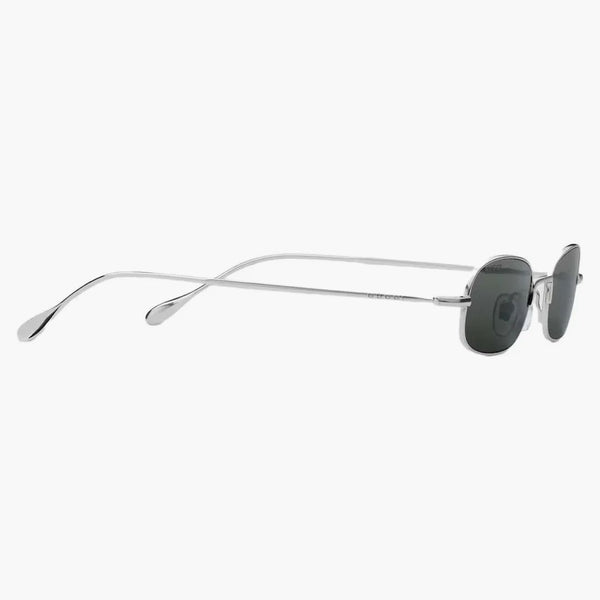 Occhiali da sole a cornice rettangolare Gucci argento/grigio (779496 I3330 8112)