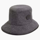 Gucci reversible canvas Bucket has Black/Gray