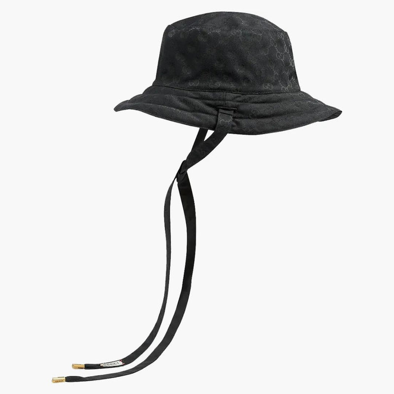 Gucci reversible has in GG Canvas and Nylon Black