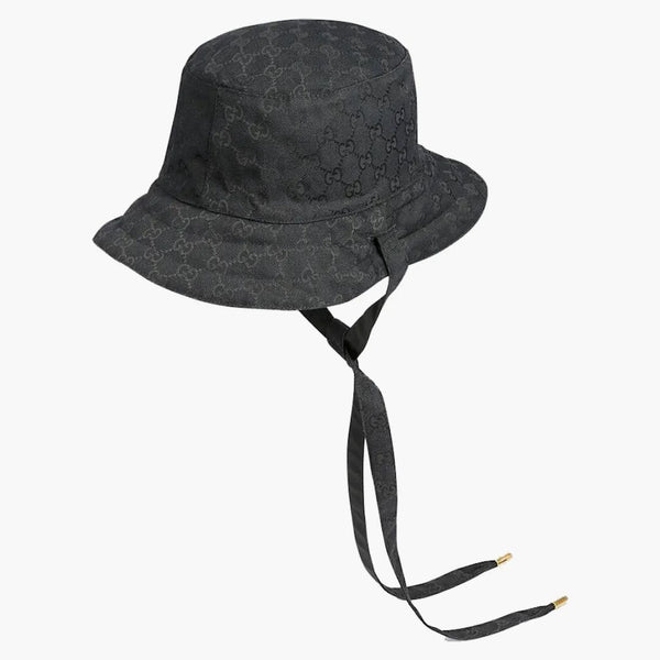 Gucci reversible has in GG Canvas and Nylon Black