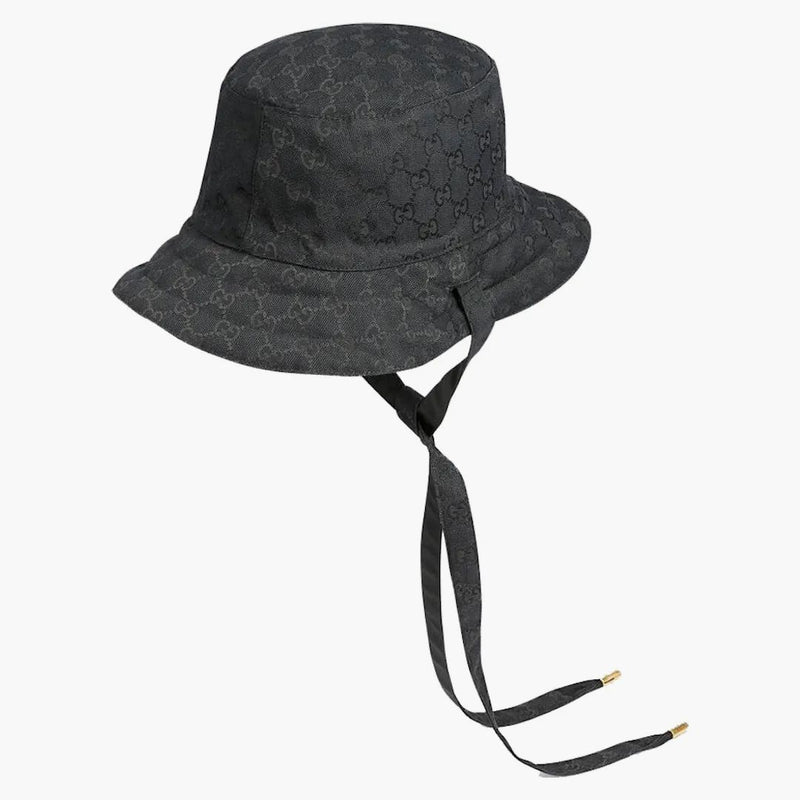 Gucci reversible has in GG Canvas and Nylon Black